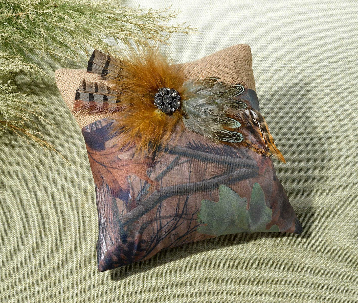 Camo Ring Bearer Pillow 7686