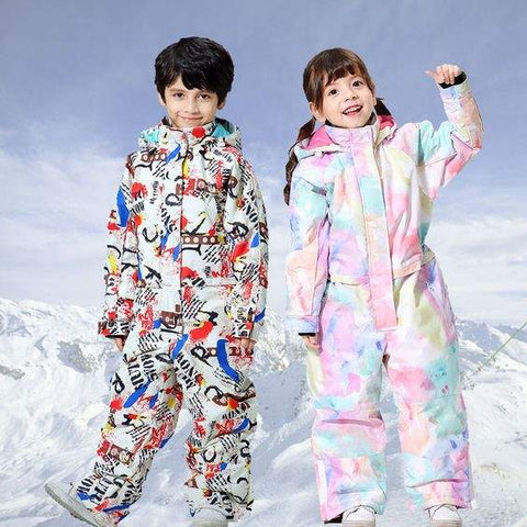 Thermal Ski Jumpsuit for Children-The Big Sports-kids ski suit,newarrival,ski gear,snowboarding gear