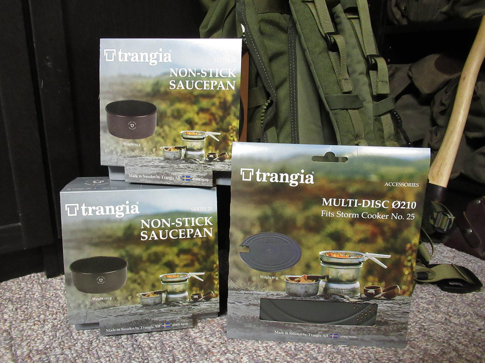 Trangia with Various Pot Choices