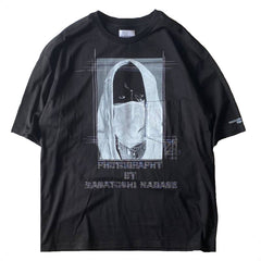 jane doe's portrait.4(oversized s/s tee) (black)