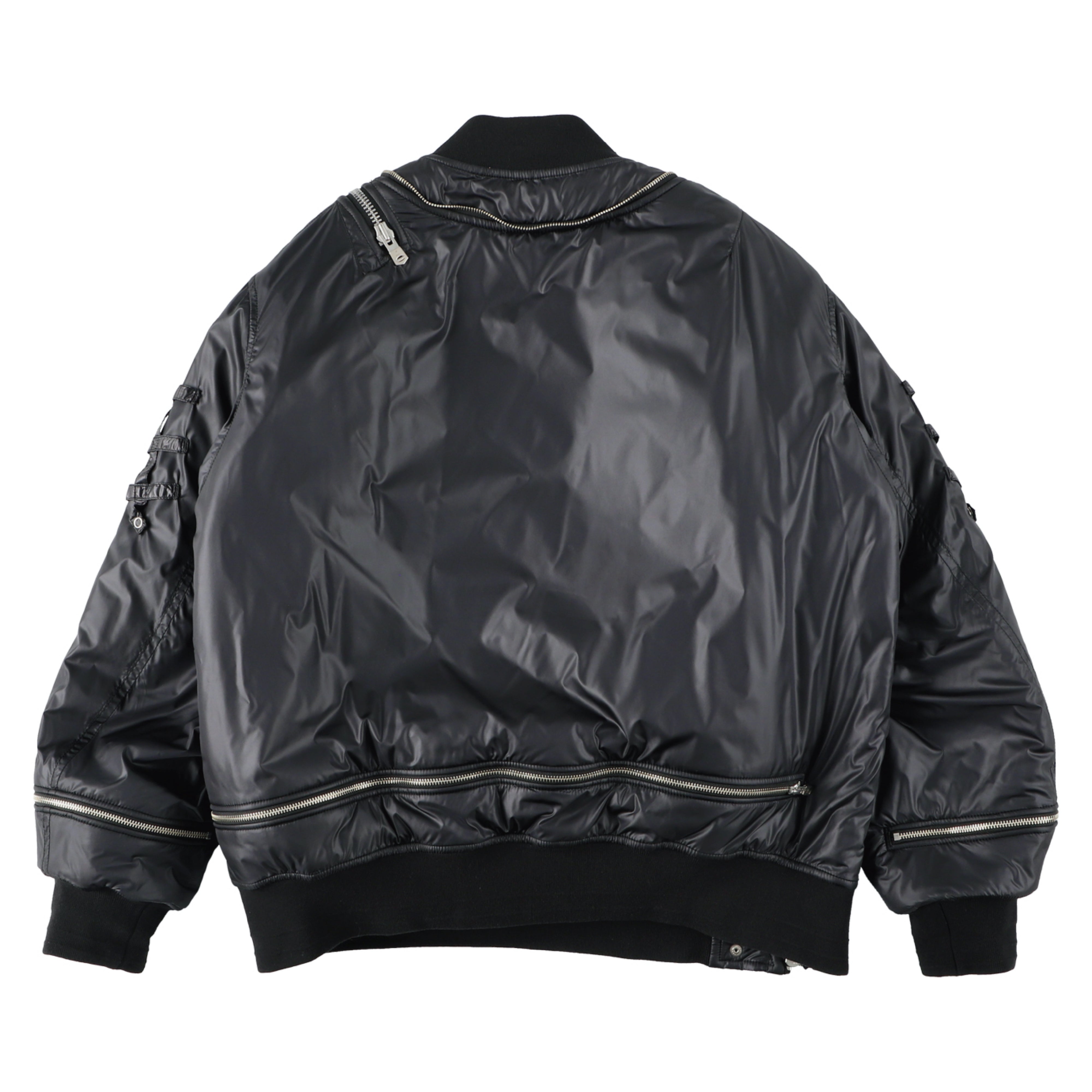 SPACE FLIGHT JACKET. (SJ.0008BAW21)Black-