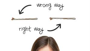 right way to use a bobby pin