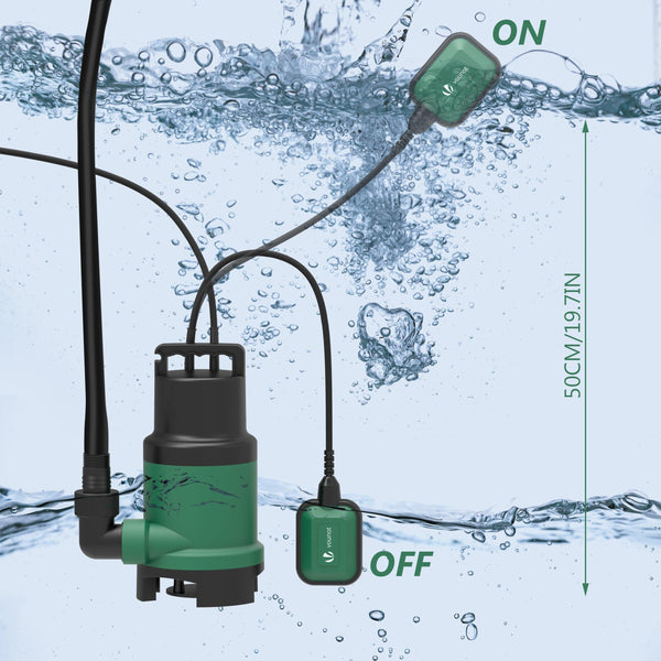 TuToy Dc 24V 50W Mini Tauchpumpe Elektrisch Immersible Pumpe Bilge  Wasserpumpe Clean Dirty Pool Pond : : Baumarkt