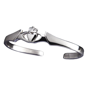 Traditional Claddagh Cuff Bracelet - Tender Essentials