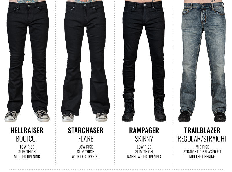 Denim Jean size conversion charts