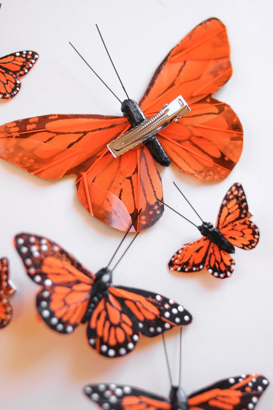 Monarch Butterfly Hair Clips - Set of 3 - Ready to Ship – Wild & Free  Jewelry