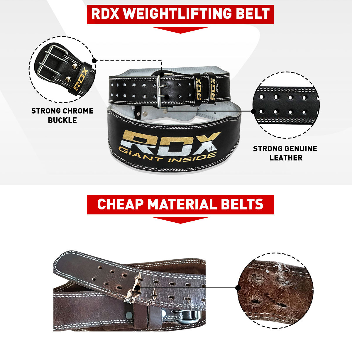 RDX 4-inch Arlo Belt 