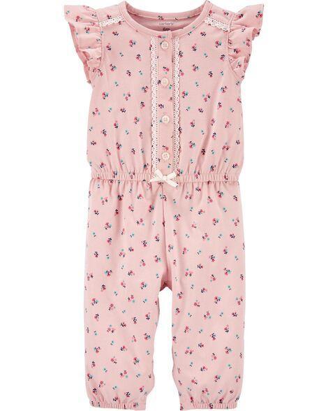 baby girl pink jumpsuit