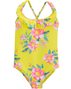 baby yellow swimsuit