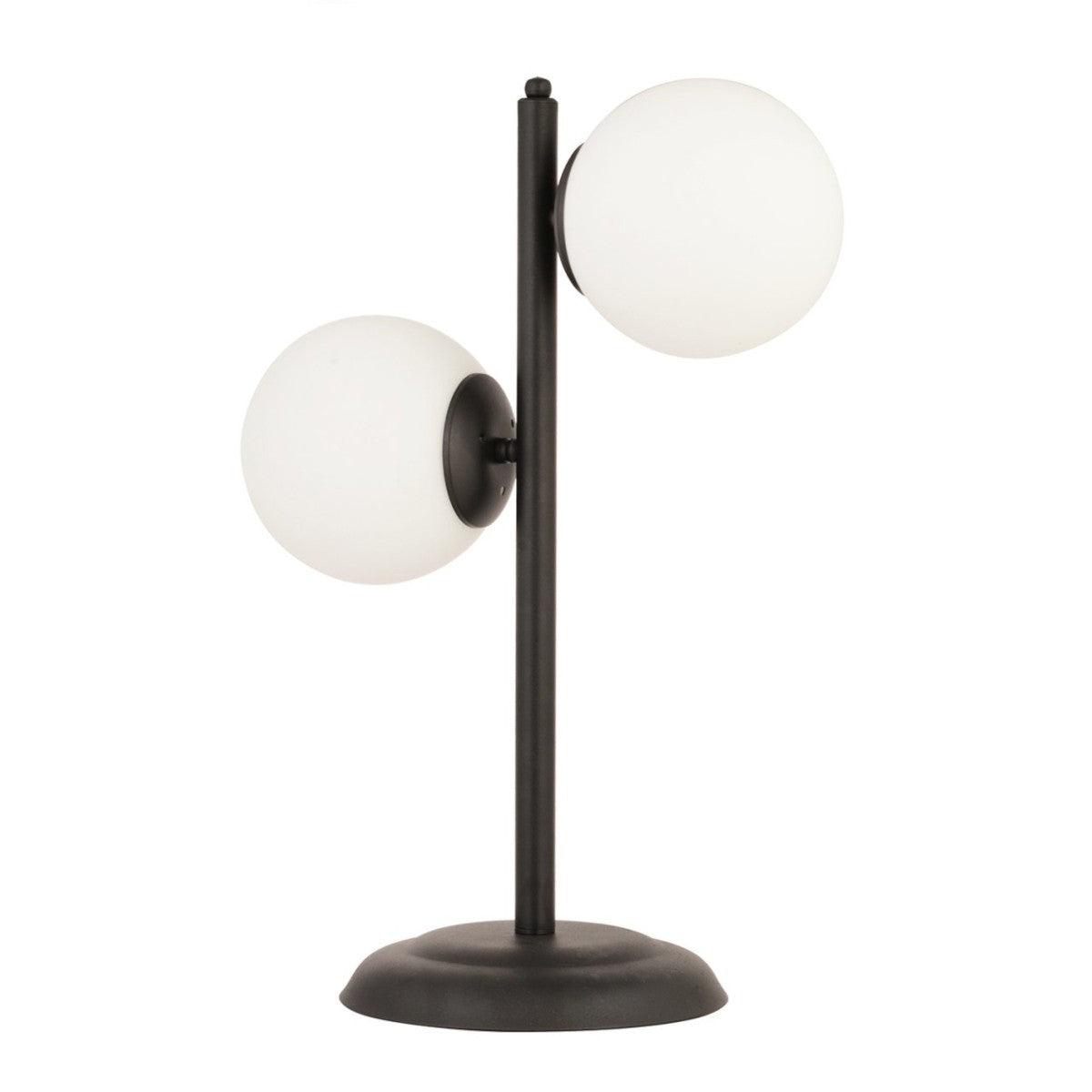SIE Table Lamp Black/White Metal/Glass Sankiway