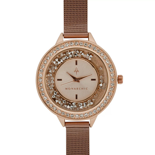 Jennifer Rose Gold Bracelet Watch