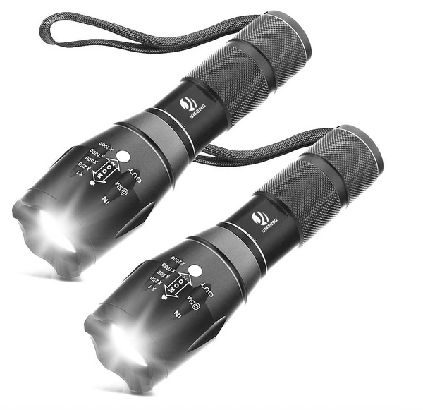 bright LED tactical flashlights for camping 