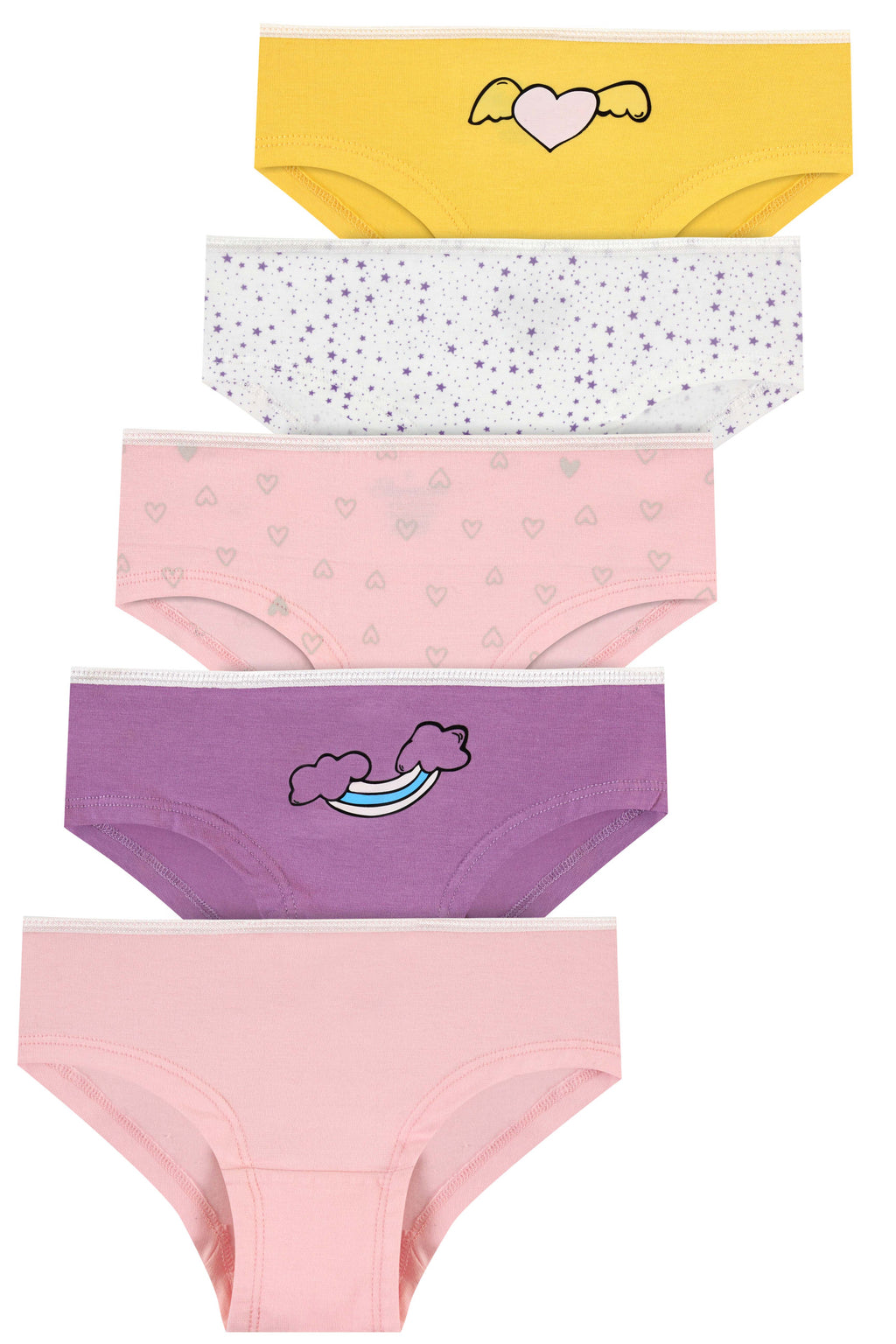 YOUNG Underwear Kids Girl Underwear Pack Of 6 Printed Panty 1007 12 Year To  14 Year price in Egypt,  Egypt