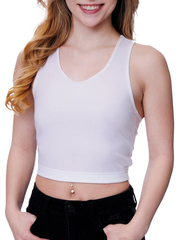 Eleady Women's Unisex Stretch Chest Binder Bra Pullover Tank Top