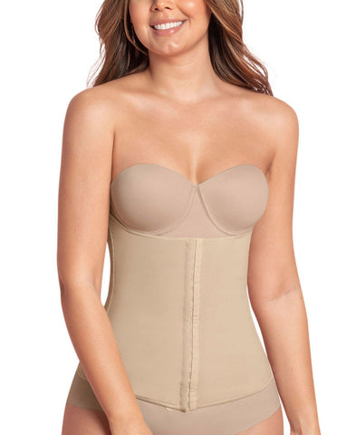 Triumph International Adjustable Straps Snaps Tan body shaper Cup A size 7  AA186