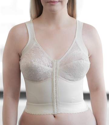 Elila WHITE Embroidered Microfiber Soft-cup Bra, US India