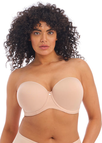 Freya Tailored Strapless Molded Underwire Bra (401109),32G,Ash