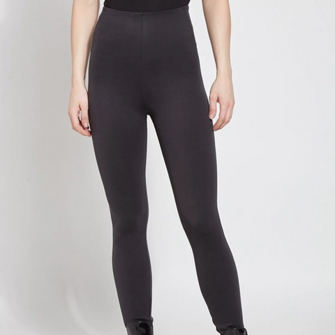 Mono B Venice Mid Rise Leggings with Front Slits