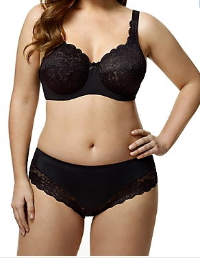 Elila Molded Lace Softcup Bra - 1903