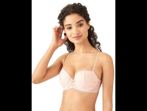 Gilligan and O'malley Blue & Pink Floral Underwire Lace Cotton Bra