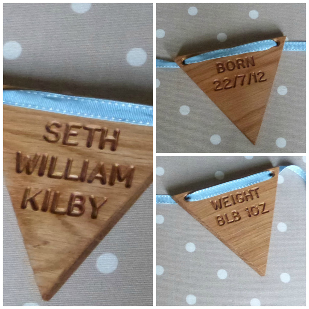 personalised wooden christening gifts