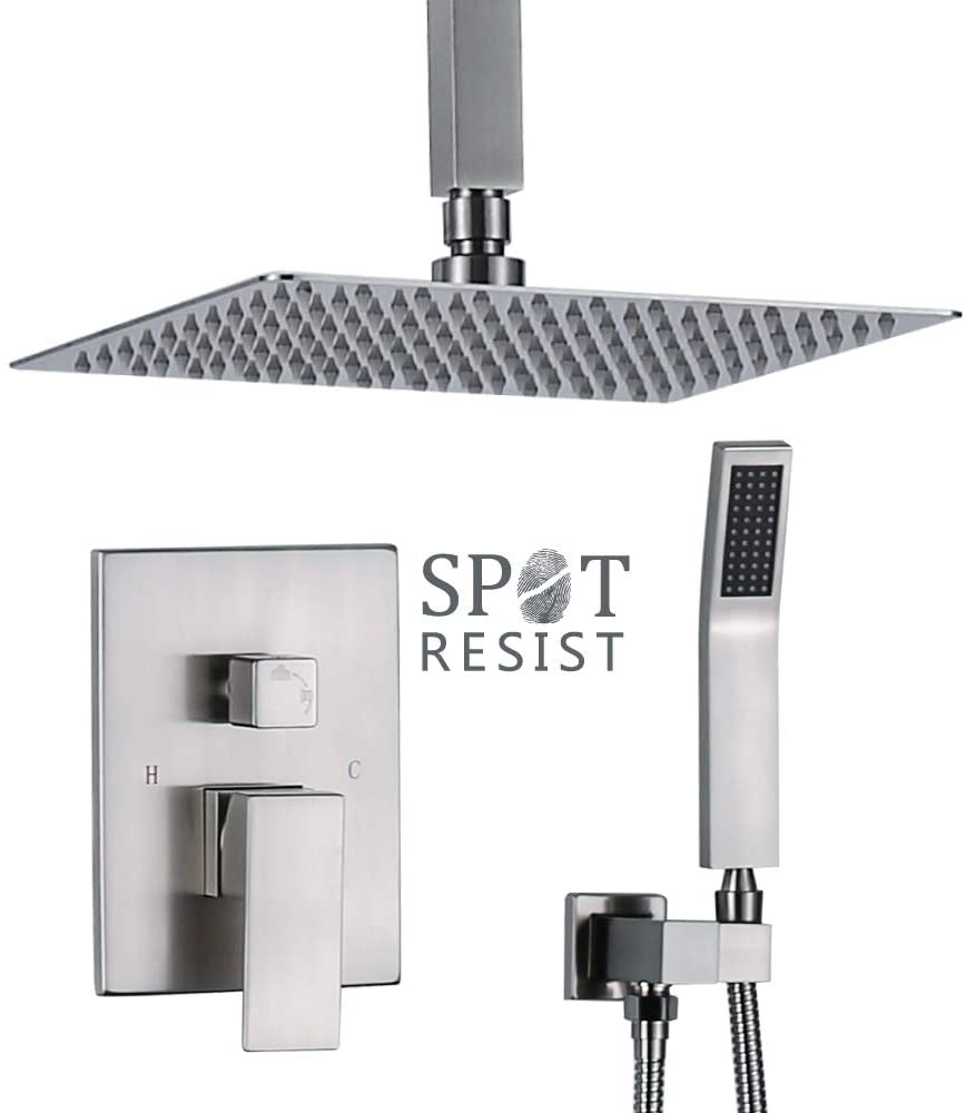 Luxury Shower Faucets Sets Complete With High Pressure 12 Inch