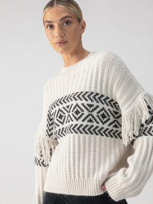 Artisan Fringe Sweater - Lulu's Boutique