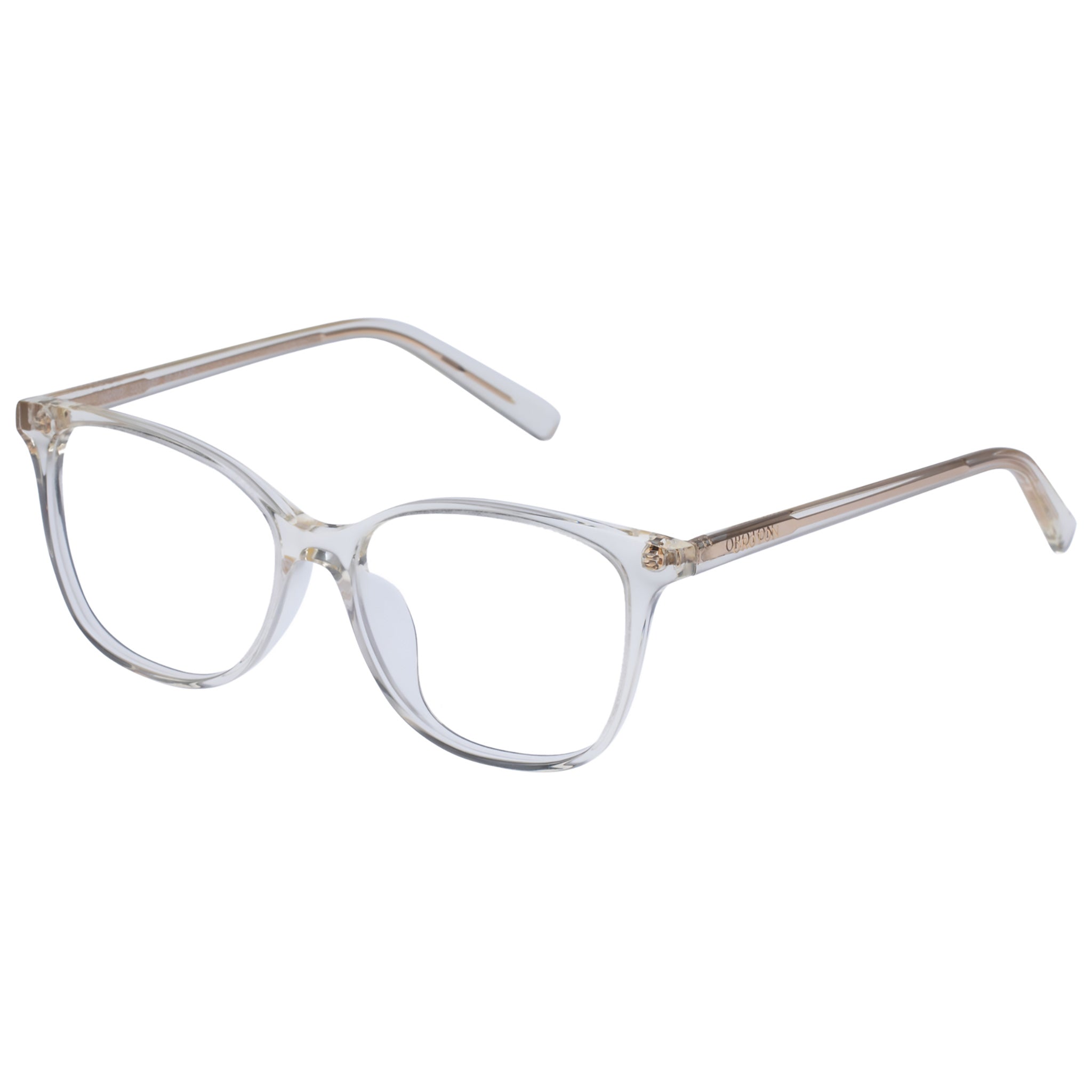 Oroton Women's Ingrid Clear Cat-eye Optical Glasses | Eyewear Index