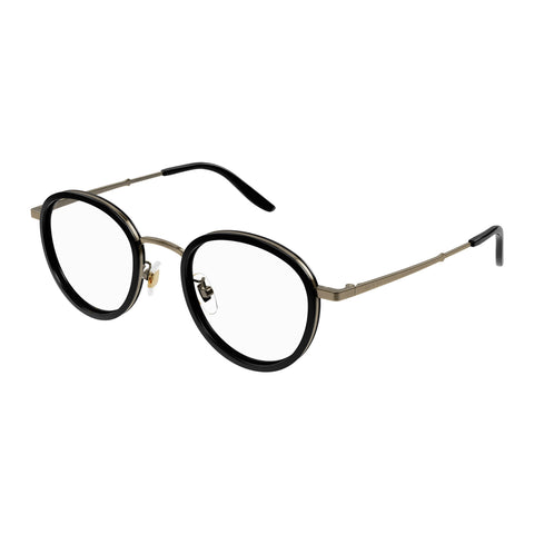 Gucci Uni-sex Gg1357oj Gold Round Optical Glasses | Eyewear Index