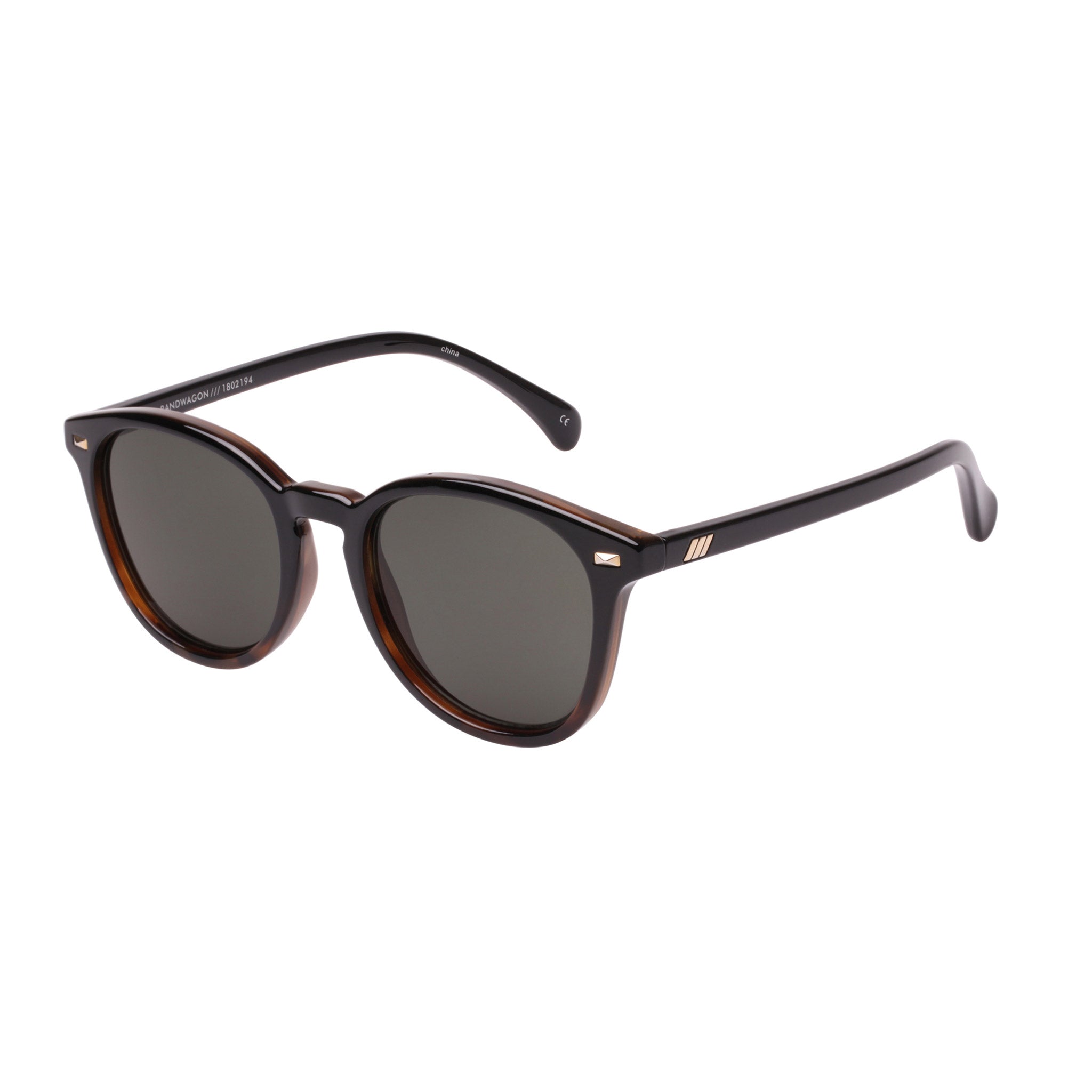 Le Specs Uni Sex Bandwagon Tort Round Sunglasses Eyewear Index 5907