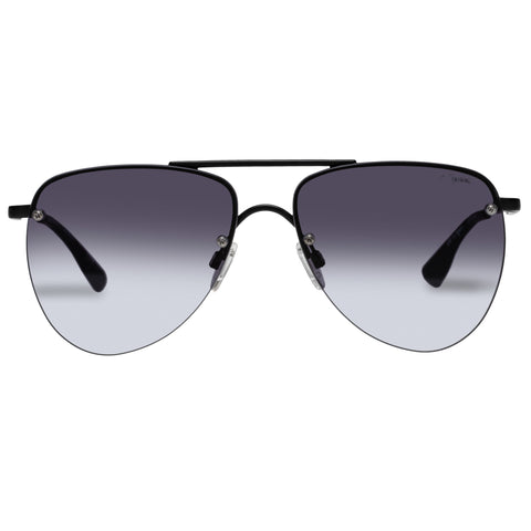 Le Specs Uni-sex The Prince Black Aviator Sunglasses
