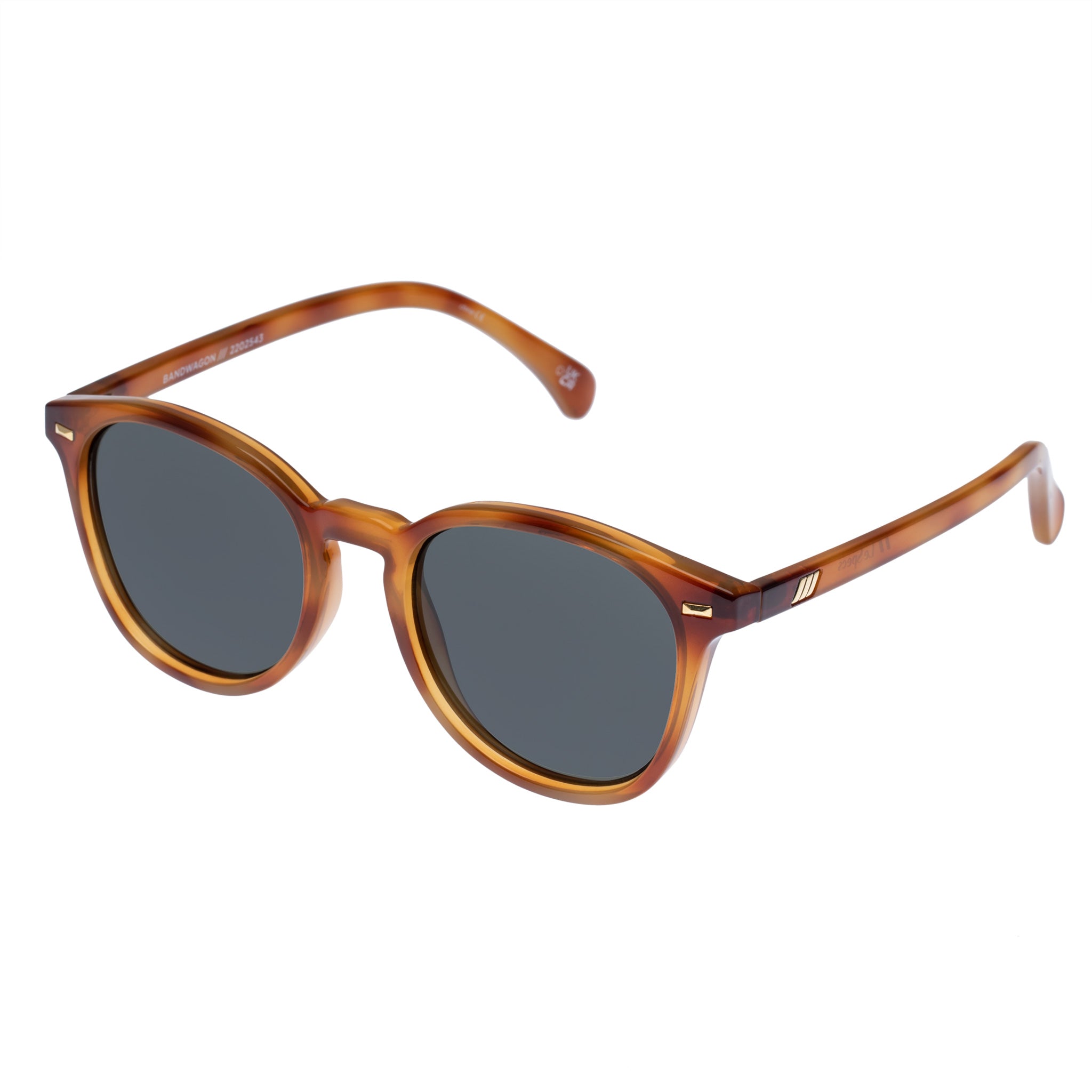 Le Specs Uni-sex Bandwagon Tort Round Sunglasses | Eyewear Index