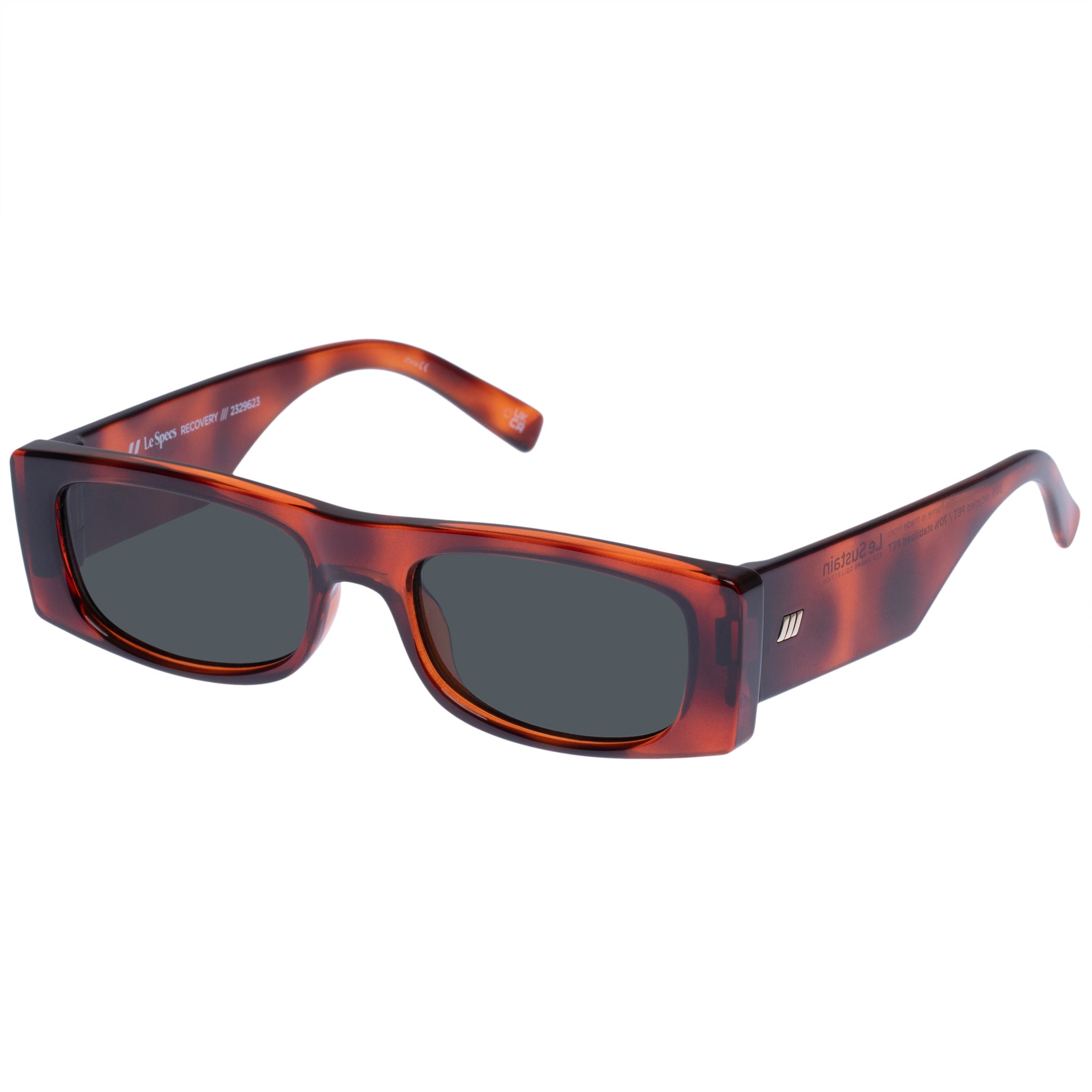 Le Specs Women's Recovery Tort Rectangle Sunglasses | Eyewear Index