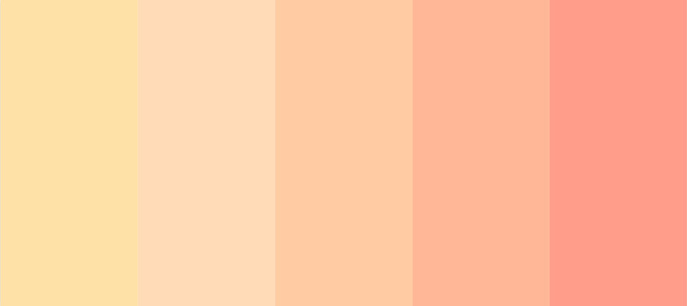 Peach Fuzz Colour Palette Pantone Colour of the Year 2024