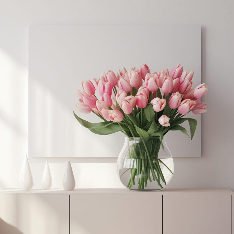 Pink Tulips Symbolise Love