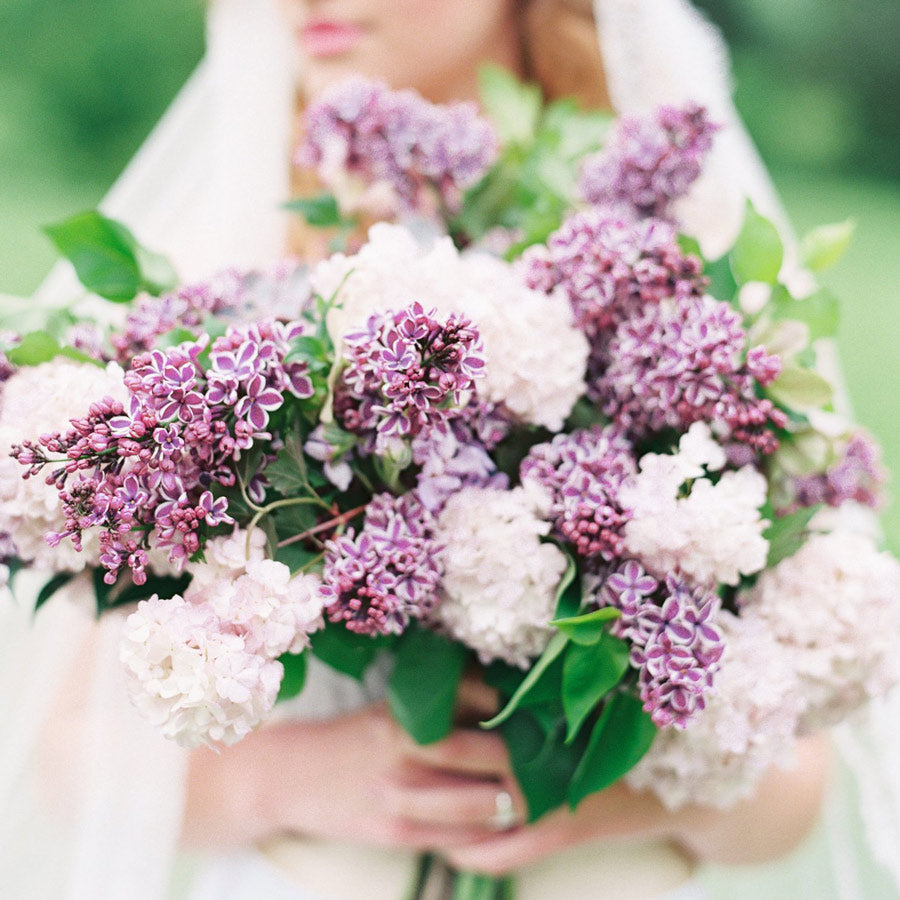 Bridal bouquet lilacs syringa spring flowers - LOV Flowers
