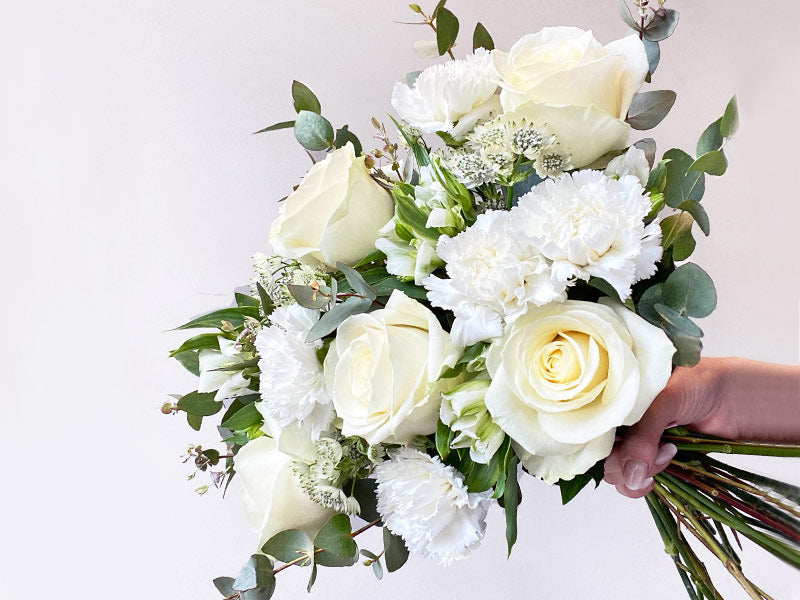 White flower bouquet