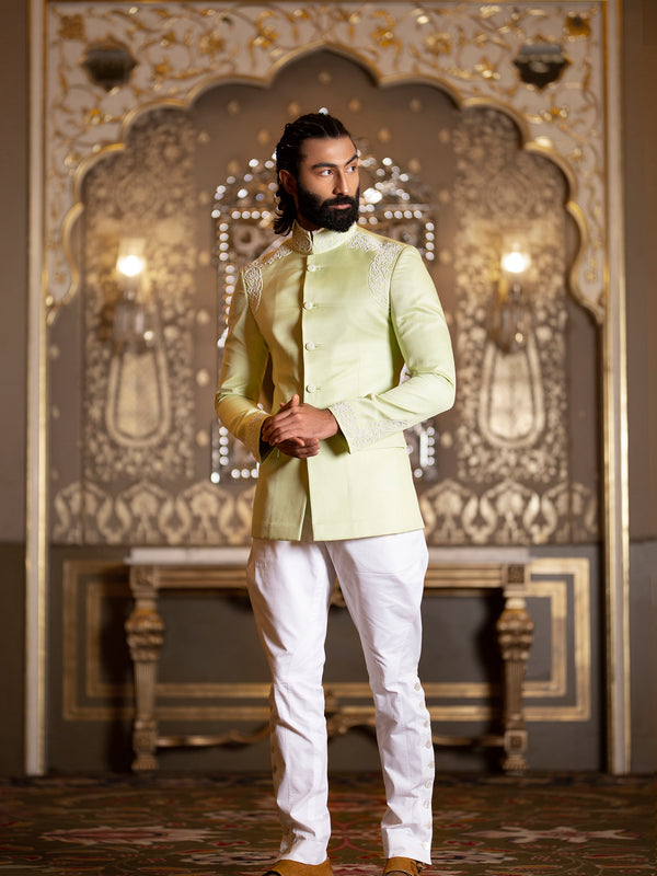 Buy Designer Jodhpuri Suit for Men - Premium Bandhgala Suit for Wedding ...