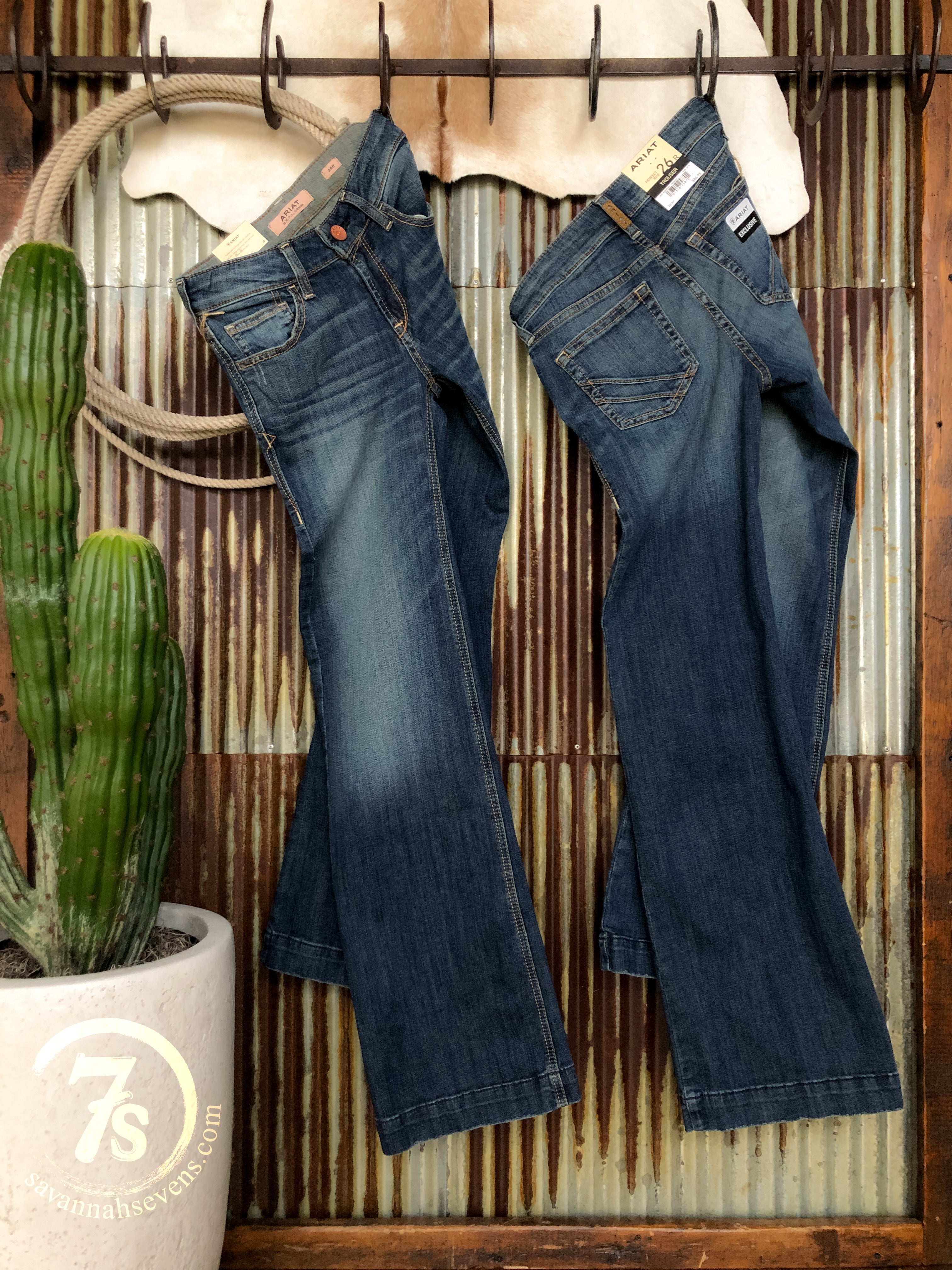 The Tate Perfect Rise Trouser Jean *Exclusive* - Savannah Sevens western life product image