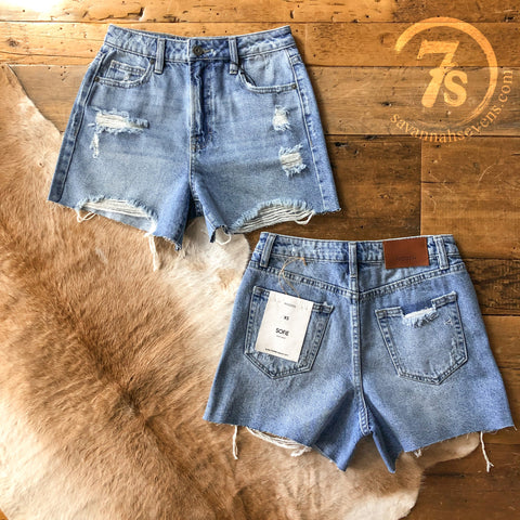 The Telluride denim shorts