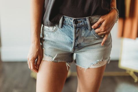 The Corrales denim shorts