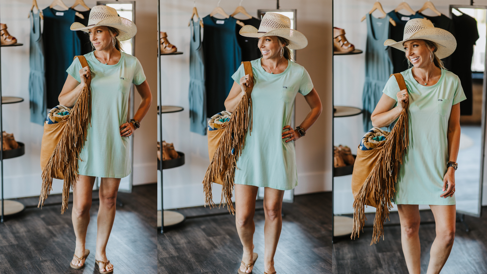 Western Swimsuit Coverup Dress