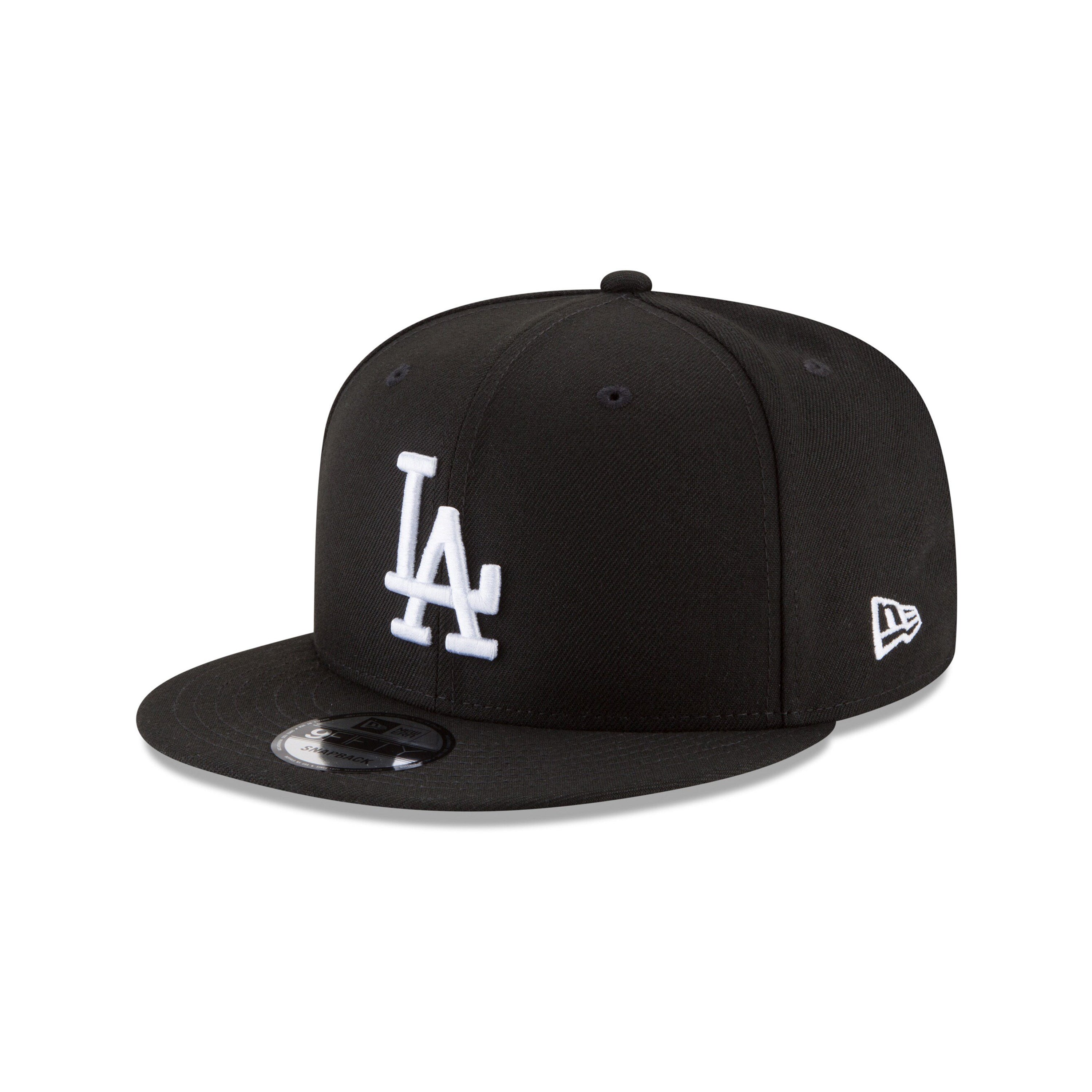 black and white dodgers snapback