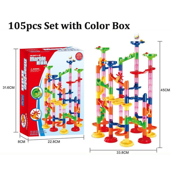 marble run track set