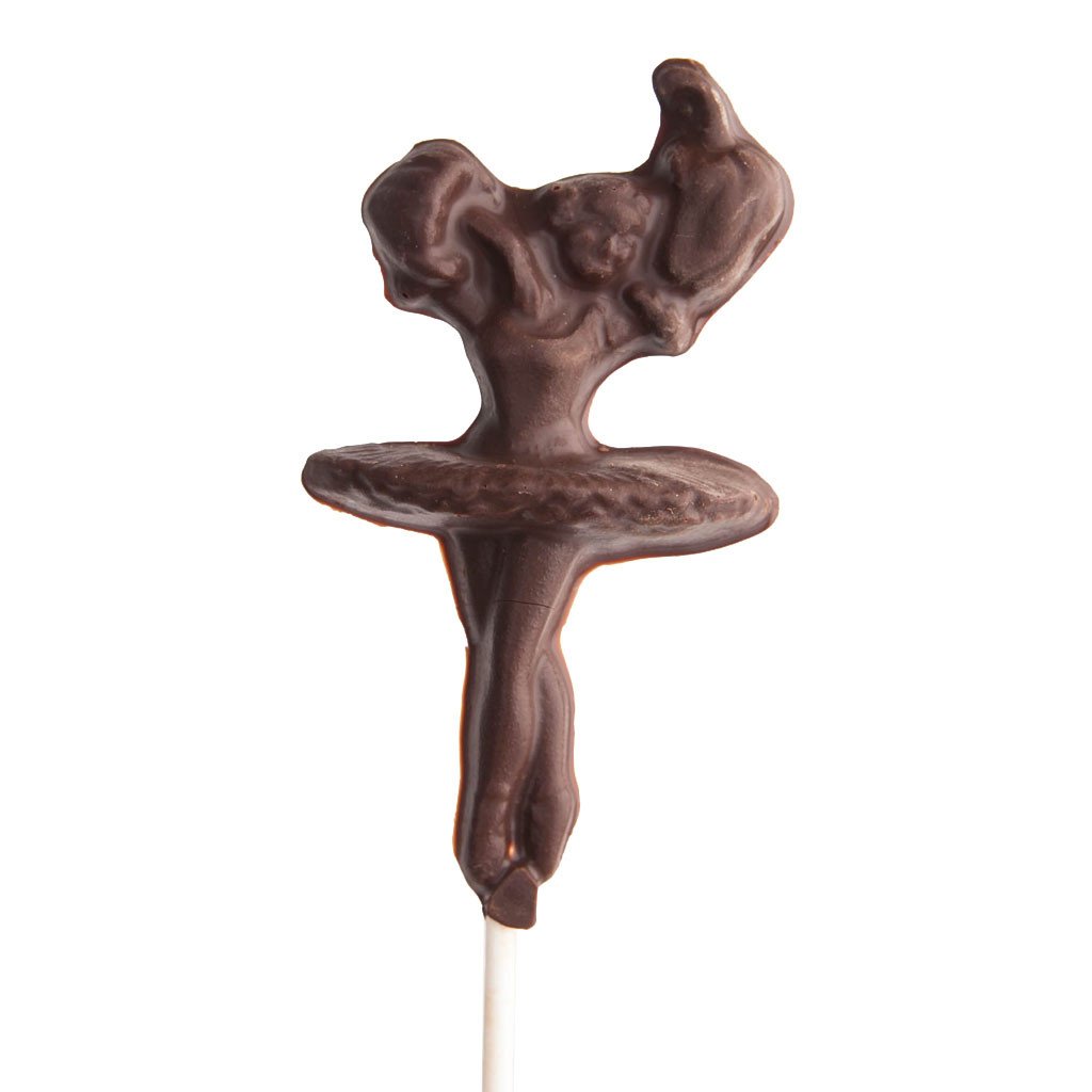 undulate forholdsord springvand Chocolate Lollipop- Ballerina | Sweet Pete's Candy Shop