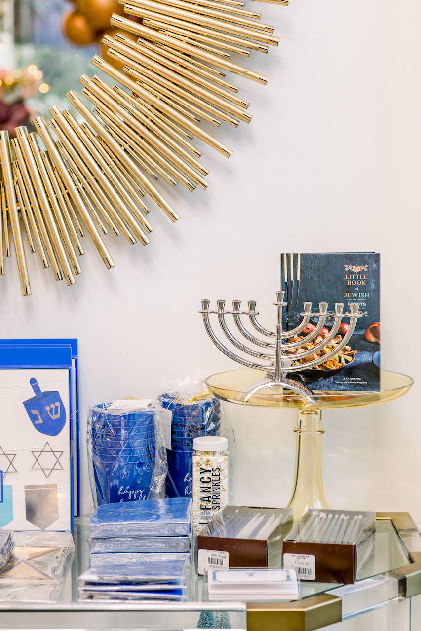 Hanukkah party supplies and decorations at Bonjour Fête.