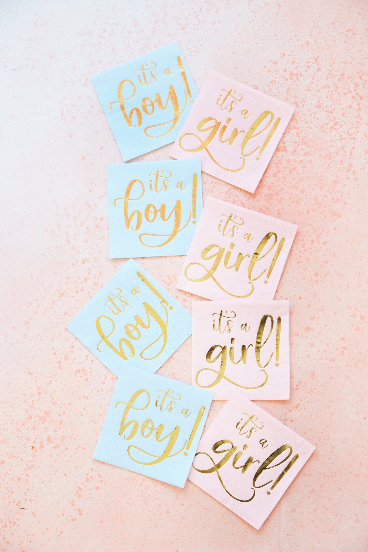 It's a boy and it's a girl napkins.