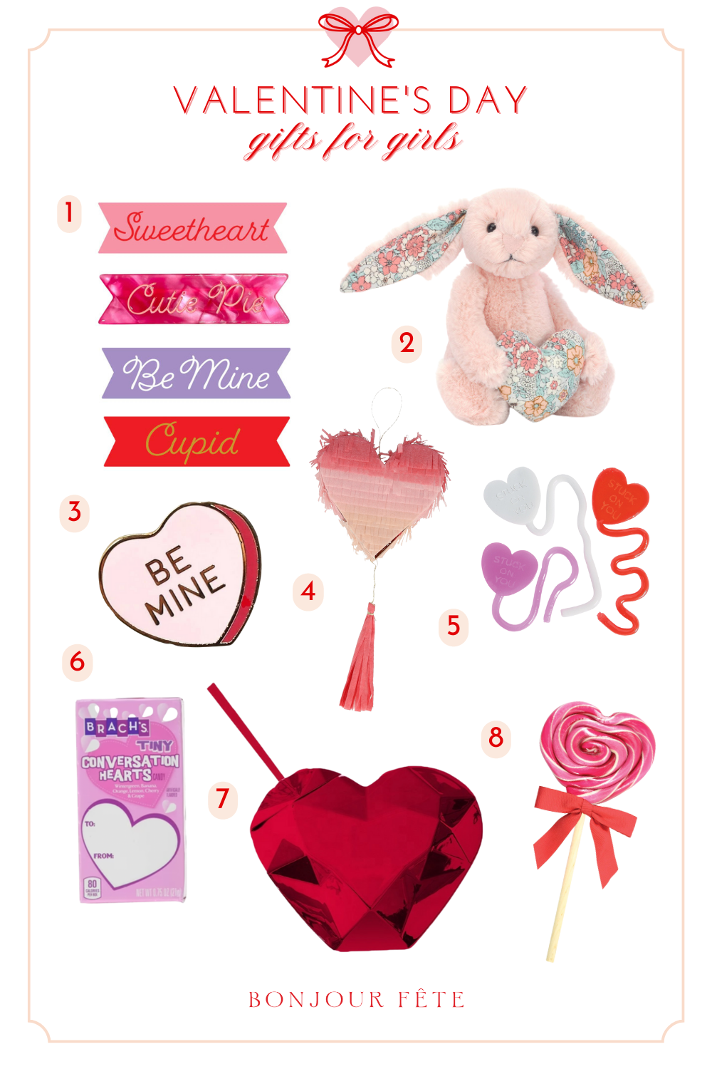 Valentine's Day gifts for girls.