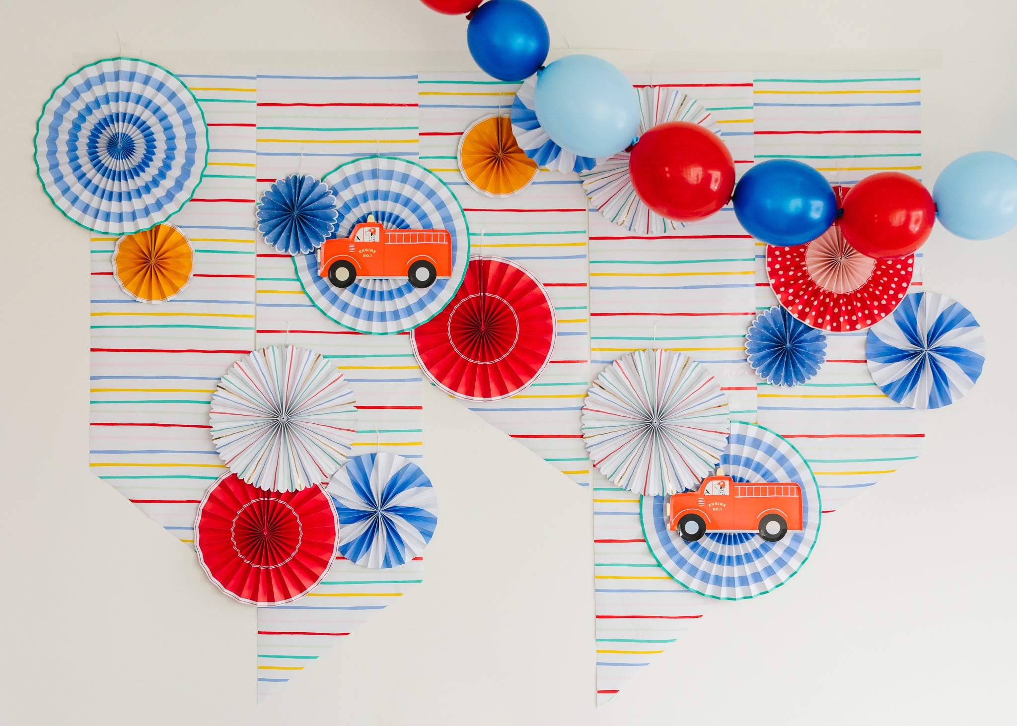 Party fans and birthday decorations for first birthday parties 