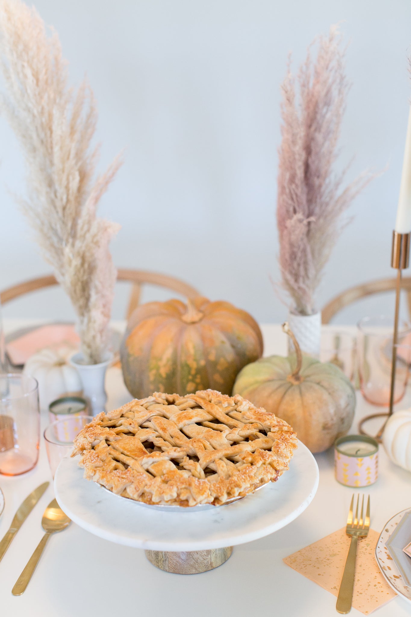 Thanksgiving table setup